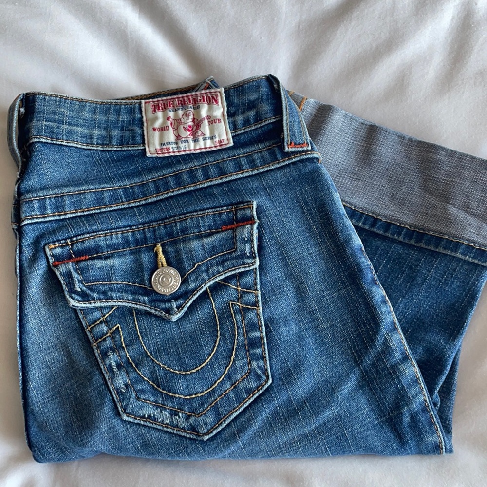 True Religion Sophie Bermuda Shorts